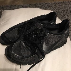 Running Nike shoes black size 8.5